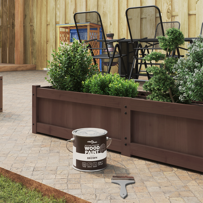 Wood Paint Brown 2.5 L Wall Print