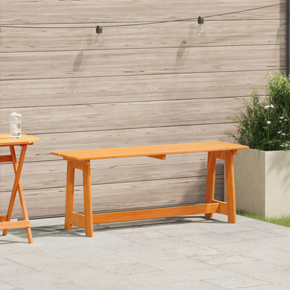 Outdoor Bench Brown 119 x 37 x 47 cm Solid Pine Wood