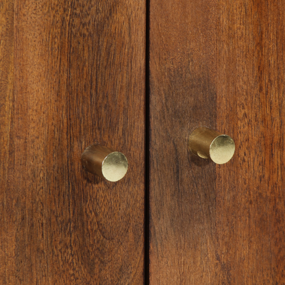 Highboard Brown 60 x 33 x 100 cm Solid Mango Wood