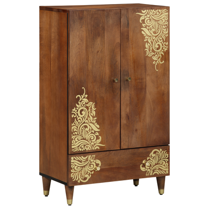 Highboard Brown 60 x 33 x 100 cm Solid Mango Wood