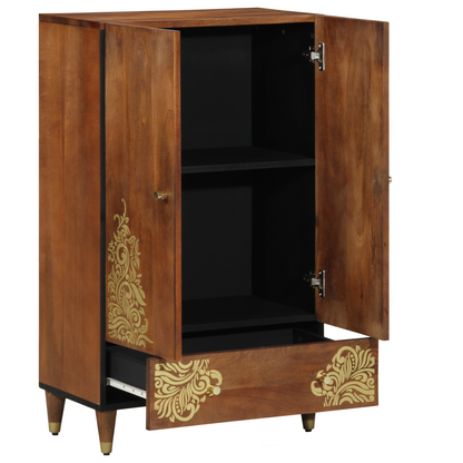 Highboard Brown 60 x 33 x 100 cm Solid Mango Wood