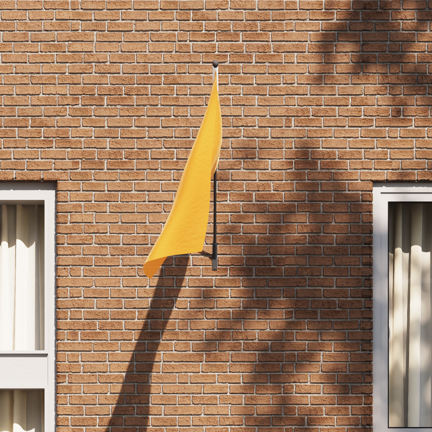 Flag Pole Holde Black 15 x 3 x 0.35 cm Steel