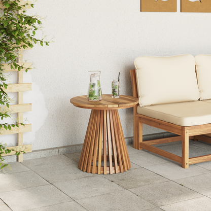 Side Table Brown 50 x 50 x 49.5 cm Solid Teak Wood