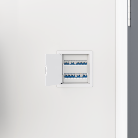 Access Panels 2 pcs White 15 x 15 cm ABS Plastic