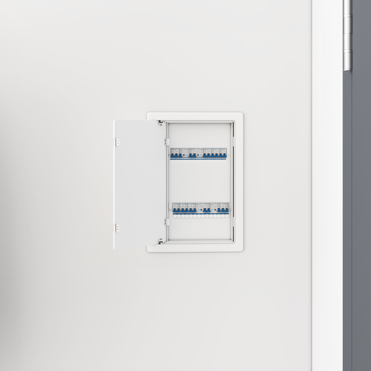 Access Panels 2 pcs White 15 x 23 cm ABS Plastic