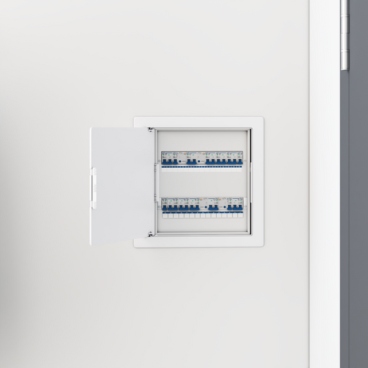 Access Panels 2 pcs White 20 x 20 cm ABS Plastic