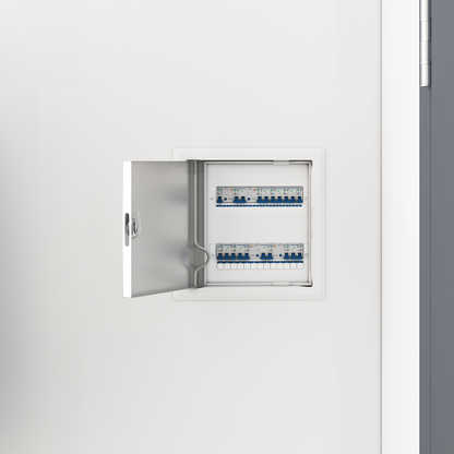 Access Panel 2 pcs White 23 x 23 x 3 cm Steel