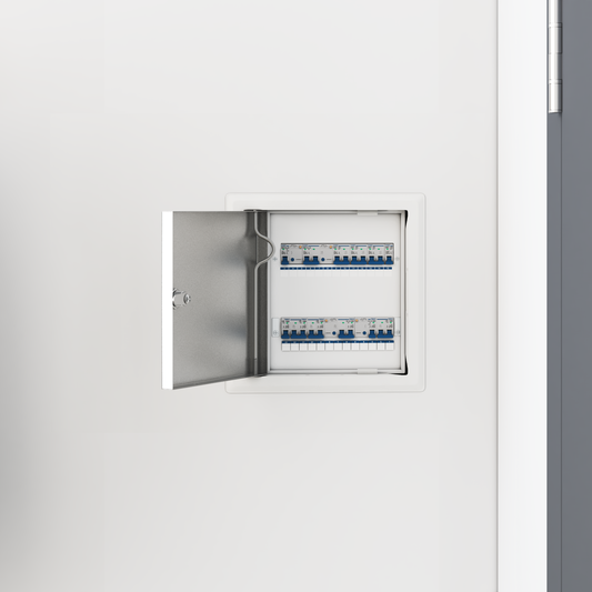 Access Panel 2 pcs White 23 x 23 x 3 cm Steel