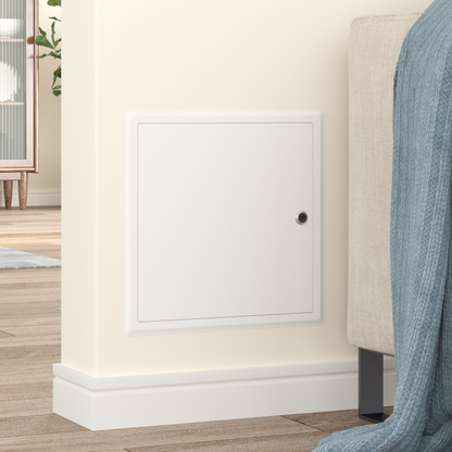 Access Panel White 33 x 33 x 3 cm Steel