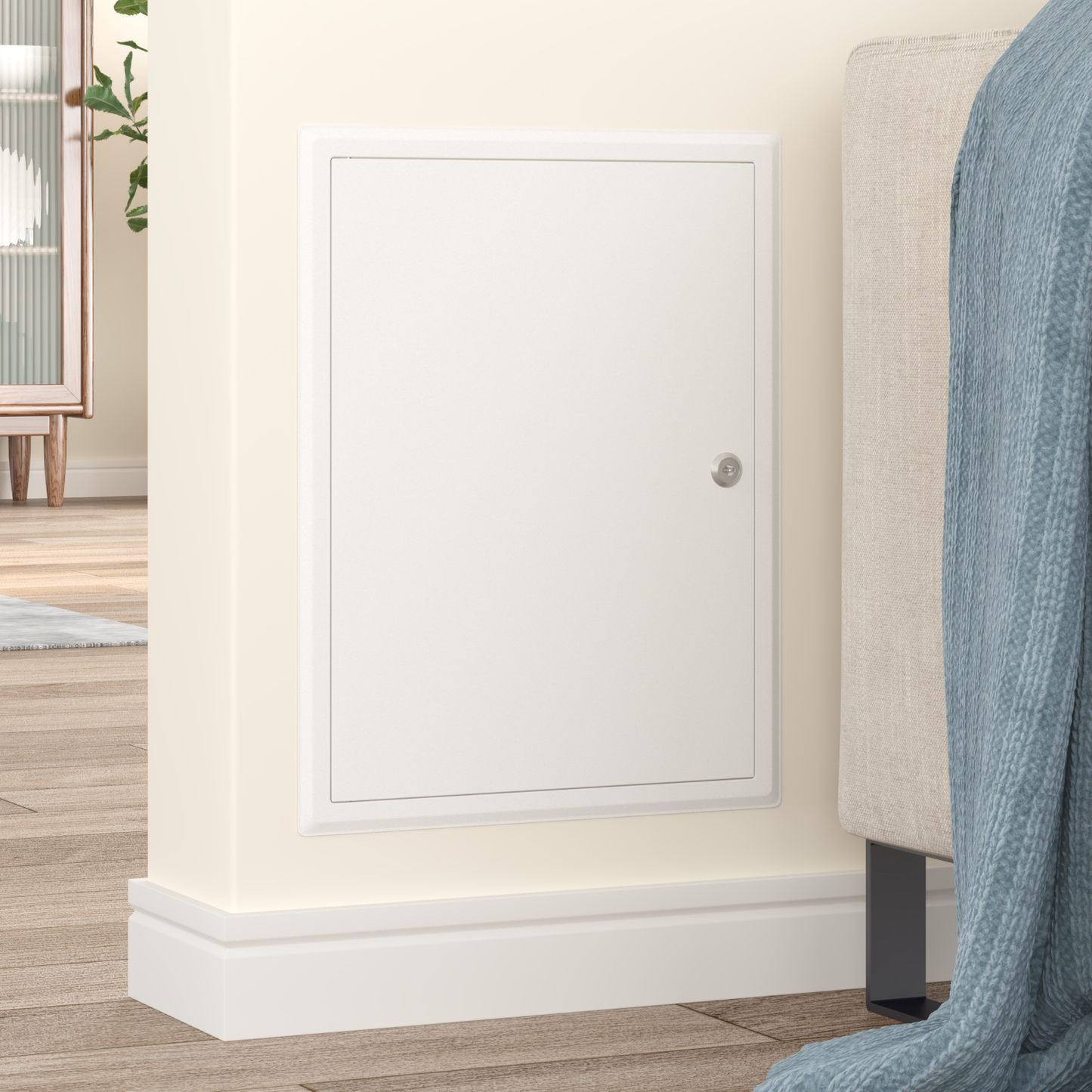 Access Panel White 43 x 33 x 3 cm Steel