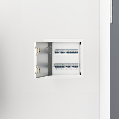 Access Panel 2 pcs White 23 x 23 x 3 cm Steel