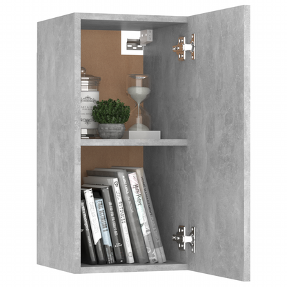 Wall TV Cabinet 2 pcs Concrete Grey 31 x 30 x 60 cm