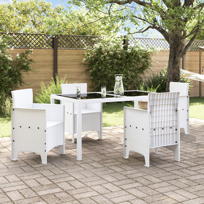 Garden Chair 4 pcs White 53 x 49 x 85 cm Polypropylene