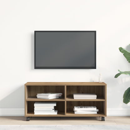 TV Cabinet Brown 90 x 35 x 40.5 cm Engineered wood
