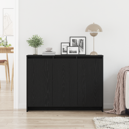 Sideboard Black 102 x 29.5 x 75 cm Engineered wood