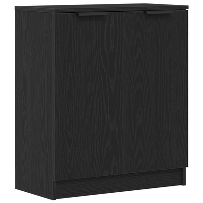 Sideboard Black Oak 60 x 30 x 70 cm Engineered Wood