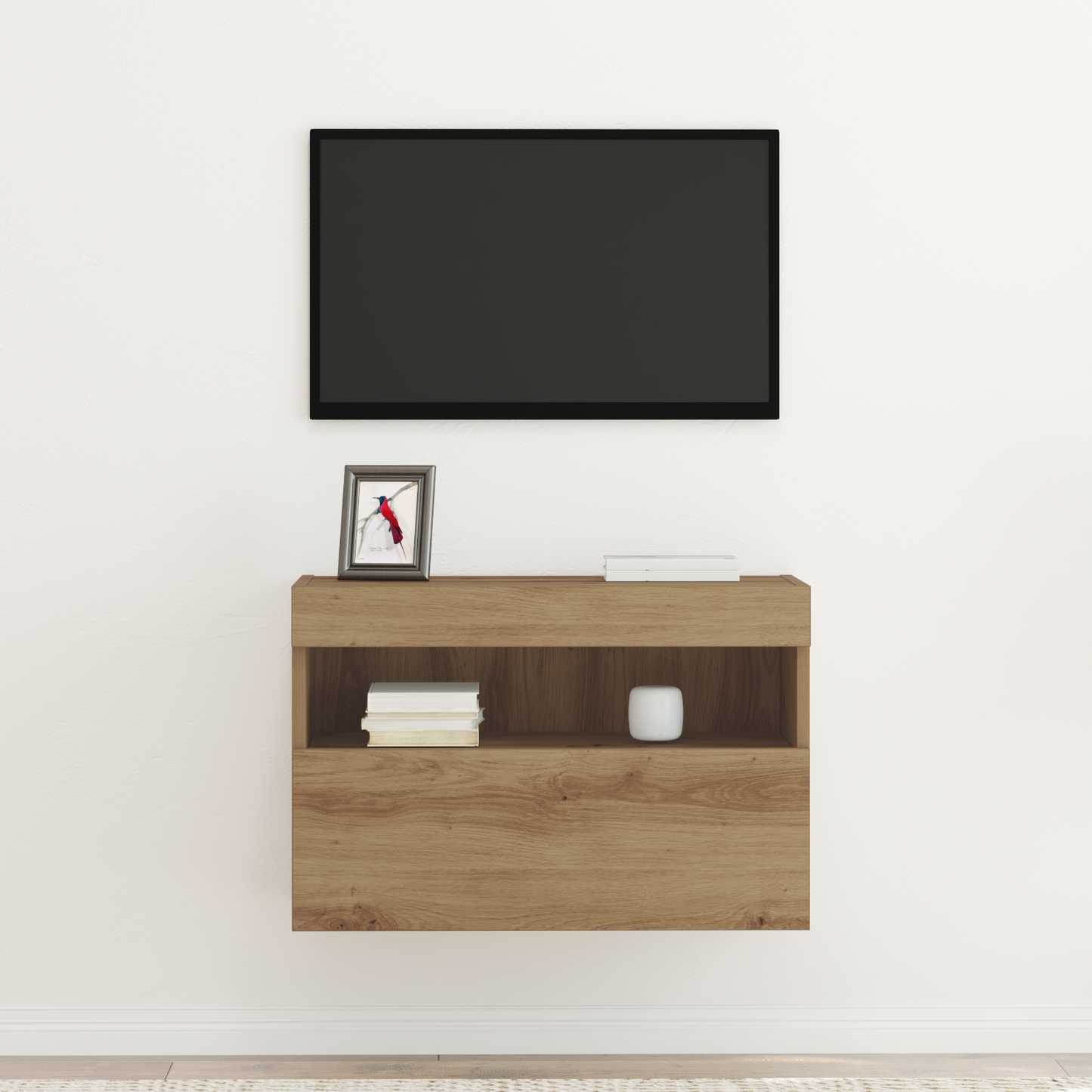 TV Wall Cabinet Artisan oak 60 x 30 x 40 cm Engineered Wood