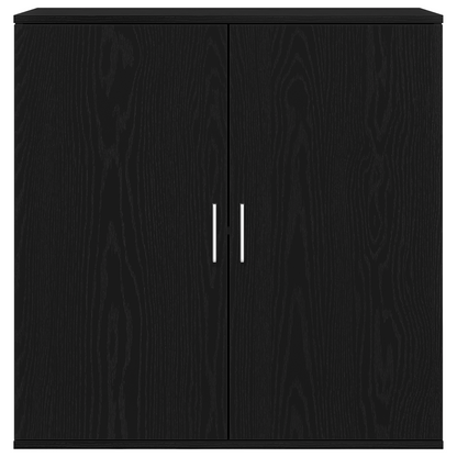 Sideboard Black Oak 79 x 38 x 80 cm Engineered Wood