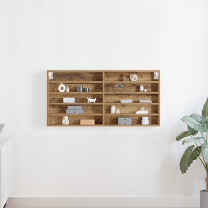 Display Cabinet Artisan Oak 100 x 8.5 x 50 cm Engineered Wood
