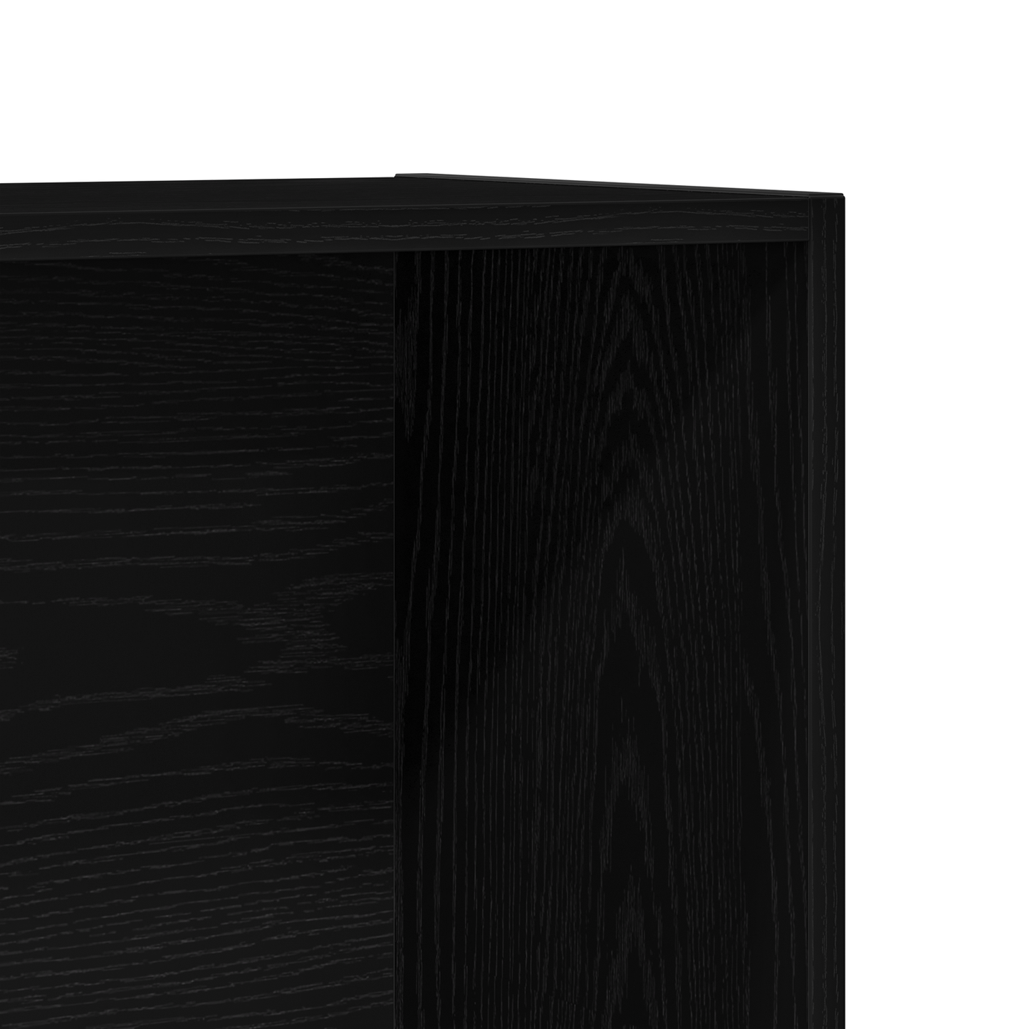 Book Cabinet 4-Tier 36 x 30 x 143 cm Engineered Wood Black Oak