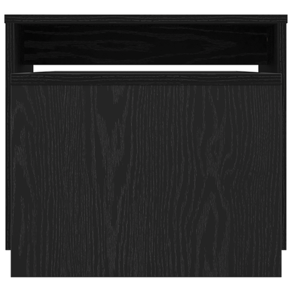 Nesting Tables Black Oak 100 x 48 x 40 cm Engineered Wood