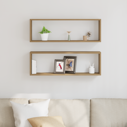 Wall Shelves 2 pcs Artisian Oak 80 x 15 x 26 cm Engineered Wood