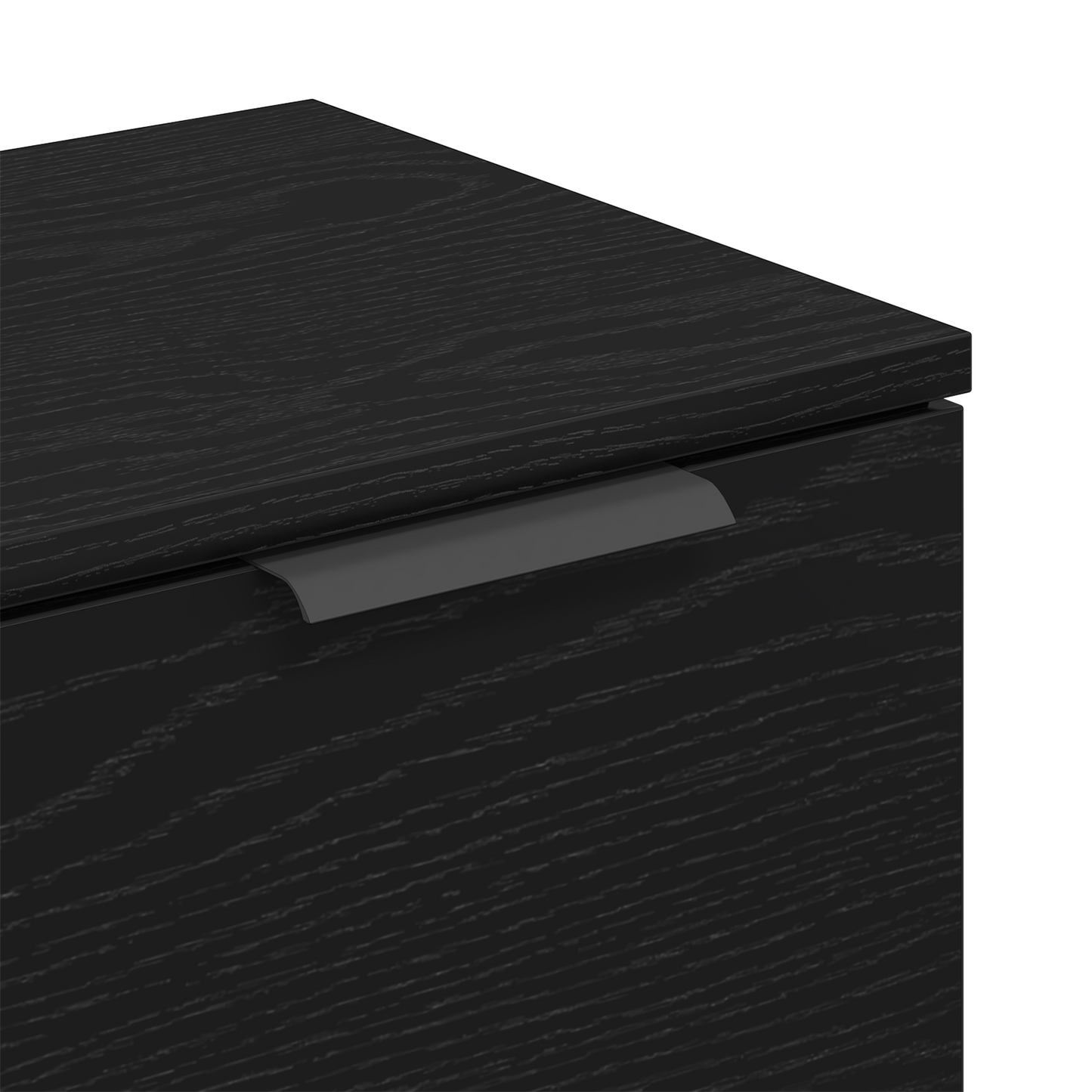 Sideboard Black Oak 60 x 30 x 70 cm Engineered Wood