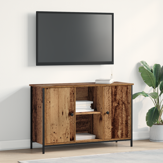 TV Cabinet Set Old Wood 101 x 35 x 65 cm Engineered Wood