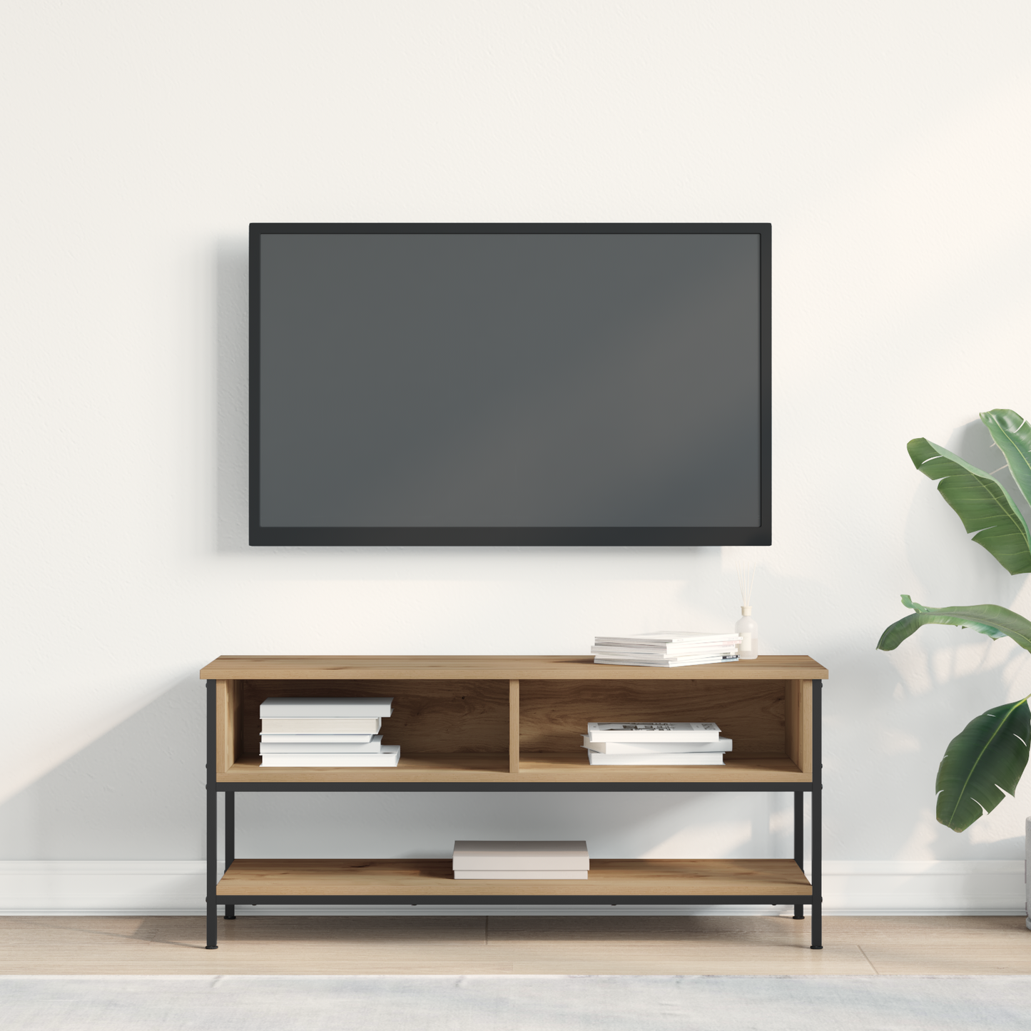 TV Cabinet Set Artisan Oak 100 x 35 x 45 cm Engineered Wood