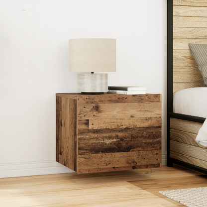 Bedside Cabinet Old Wood 50 x 39 x 41 cm Engineered Wood