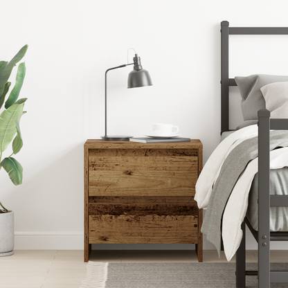 Bedside Cabinet Old Wood 45 x 34 x 44.5 cm Engineered Wood