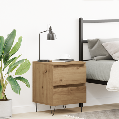 Bedside Cabinet Artisan oak 40 x 35 x 50 cm Engineered wood