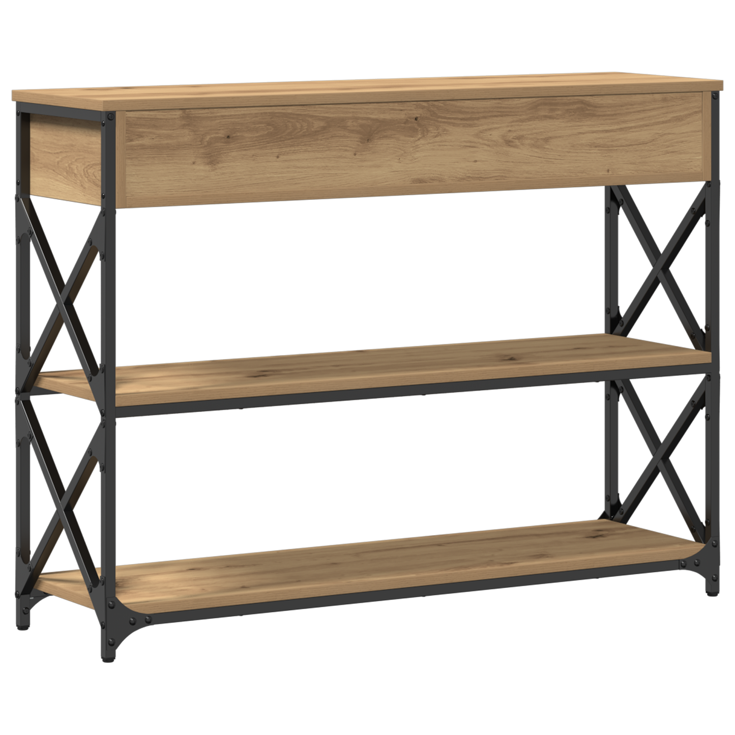 Console Table with Drawer Artisan oak 100 x 28 x 75 cm