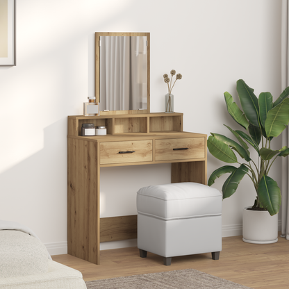Dressing Table Artisan Oak 79 x 41 x 140 cm Engineered Wood