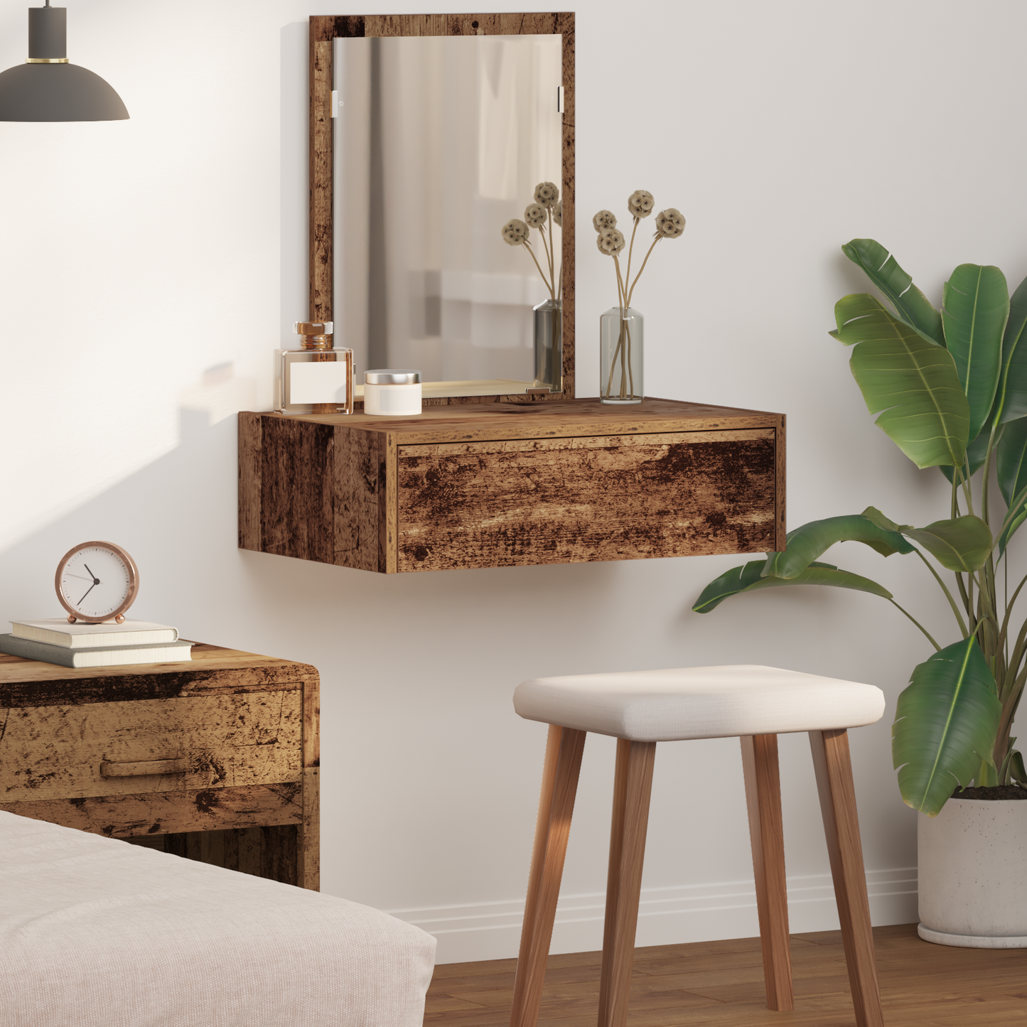 Dressing Table Brown 60 x 40 x 70 cm Engineered Wood