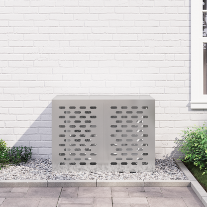 Air Conditioner Cover Silver 100 x 50 x 70 cm Stainless steel