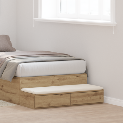 Bed Drawers Artisan Oak 100 x 36.5 x 16.5 cm Engineered Wood