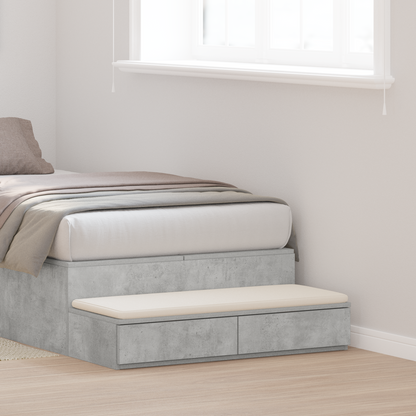Bed Drawers Concrete Grey 75 x 36.5 x 16.5 cm Engineered Wood