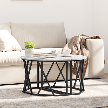Coffee Table Grey Sonoma 80 x 80 x 42 cm