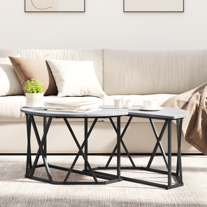 Coffee Table Grey Sonoma 80 x 80 x 42 cm
