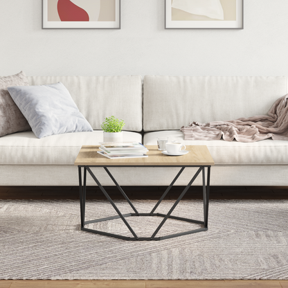 Coffee Table Sonoma Oak 80 x 80 x 45 cm