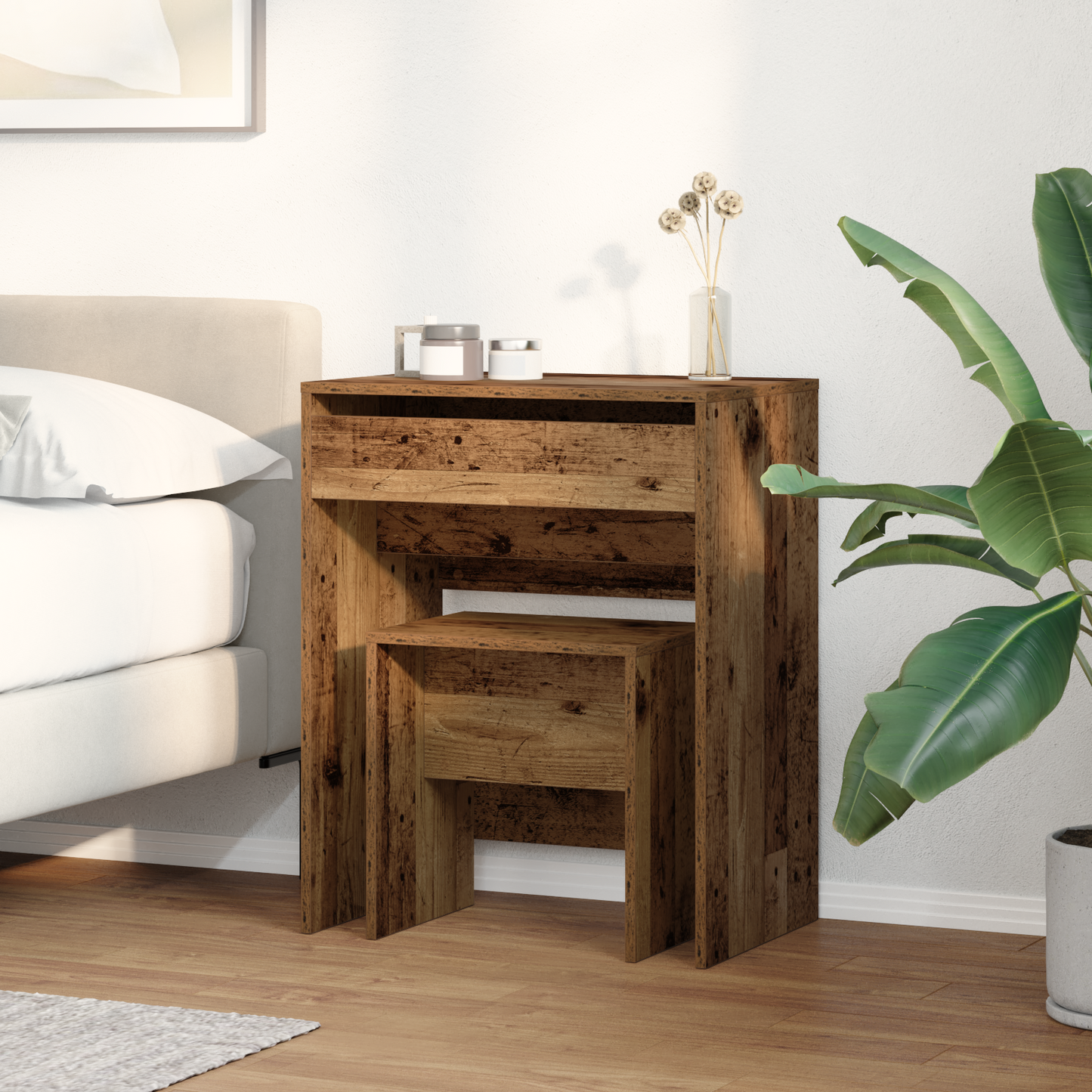 Dressing Table Old Wood 60 x 40 x 75 cm Engineered wood