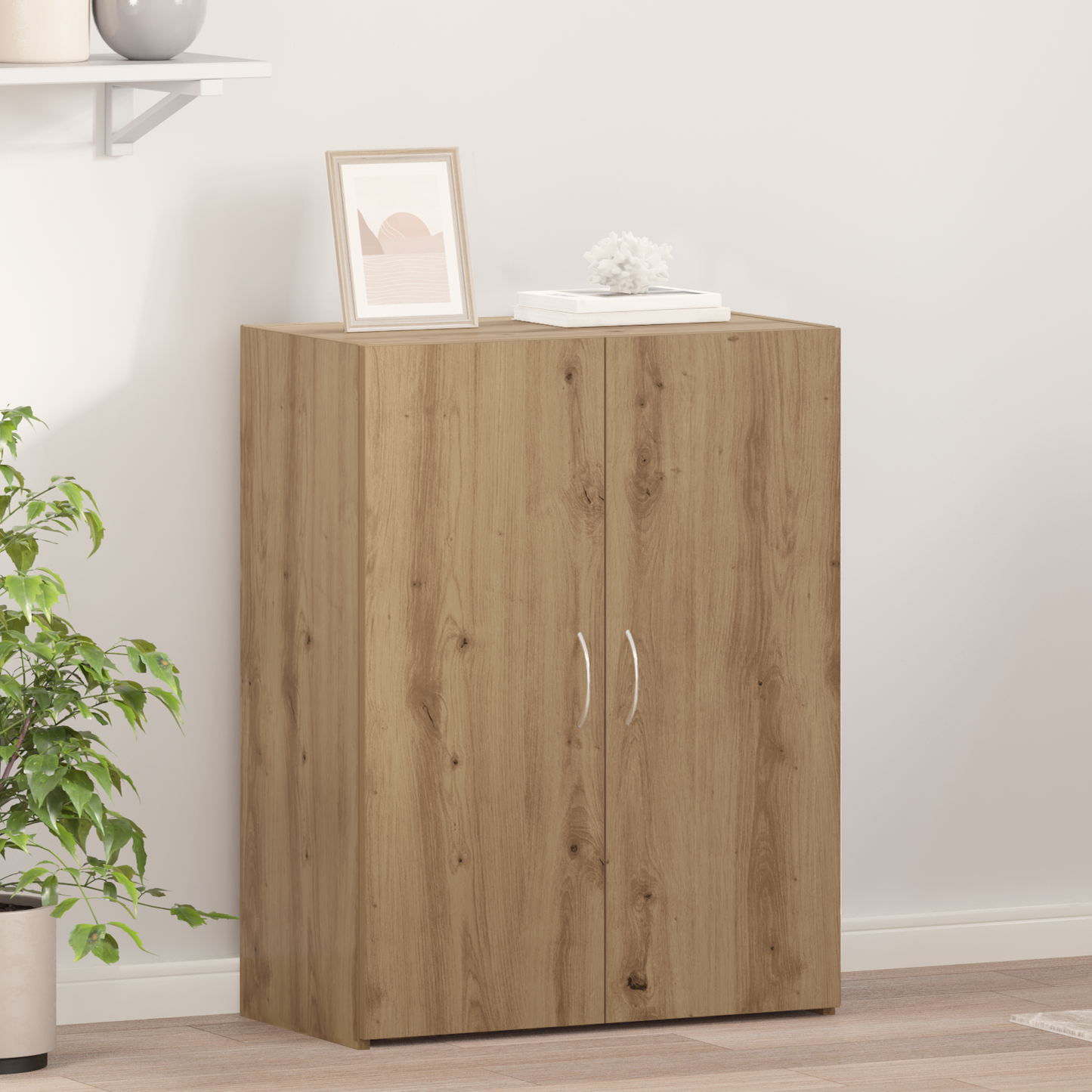 Office Cabinet Artisan Oak 70 x 32 x 77.5 cm Engineered Wood