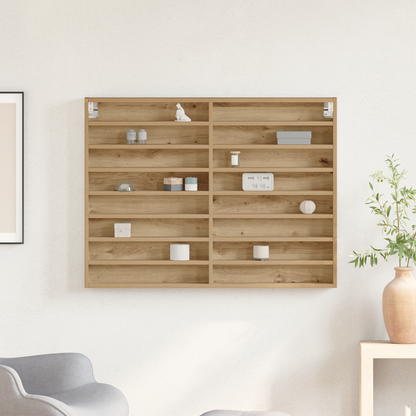 Display Cabinet Artisan Oak 100 x 8.5 x 75 cm Engineered Wood