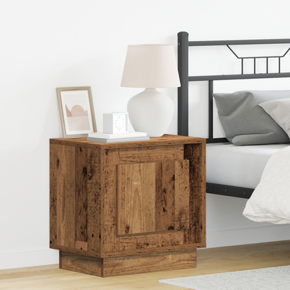 Bedside Cabinet Old Wood 44 x 34.5 x 45 cm Engineered Wood
