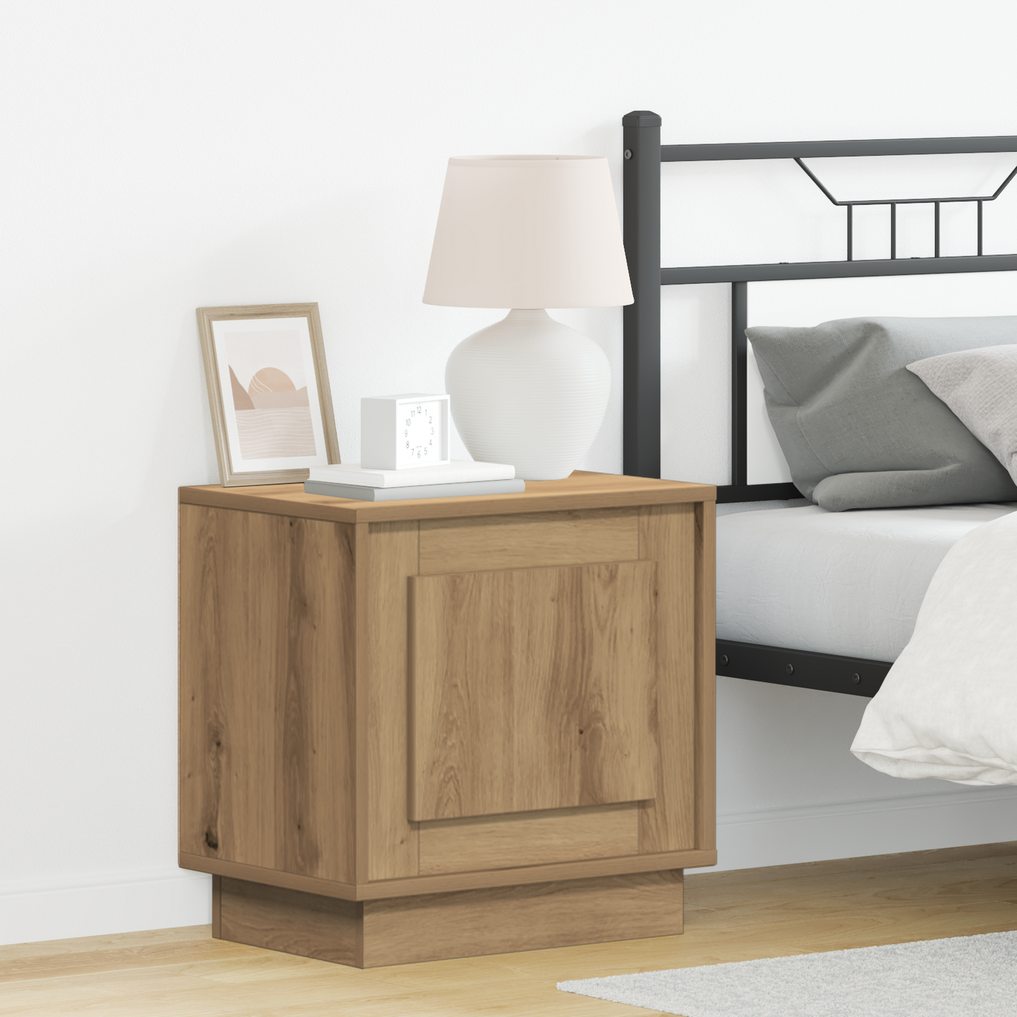 Bedside Cabinet Artisan Oak 44 x 34.5 x 45 cm Engineered Wood