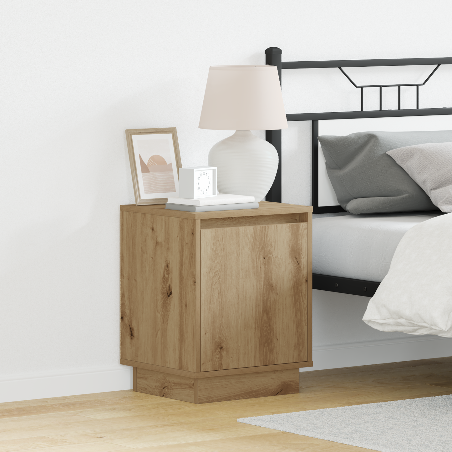 Bedside Cabinet Artisan Oak 39 x 34.5 x 50 cm Engineered wood