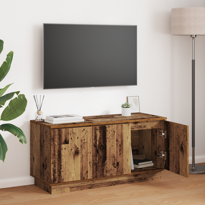 TV Cabinet Old Wood 100 x 38 x 49 cm Engineered Wood