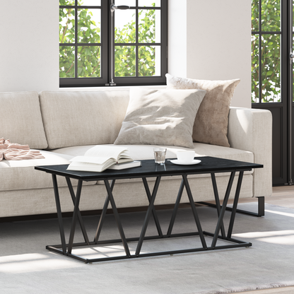 Coffee Table Black Oak 100 x 50 x 40 cm