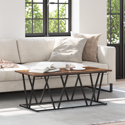 Coffee Table Smoked Oak 100 x 50 x 40 cm